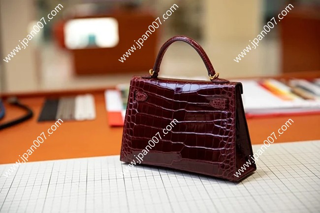 エルメススーパーコピー kelly II sellier Mini epsom皮質 HMB-010 スーパーコピー代引き専門店!