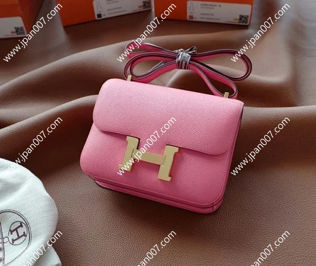 エルメス Constance 19cm rose azalee HMB108 スーパーコピー代引き専門店!