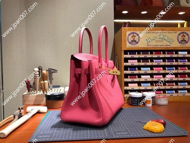 エルメス birkin 25/30cm Rose lipsur togo皮質 HMB120 スーパーコピー代引き専門店!