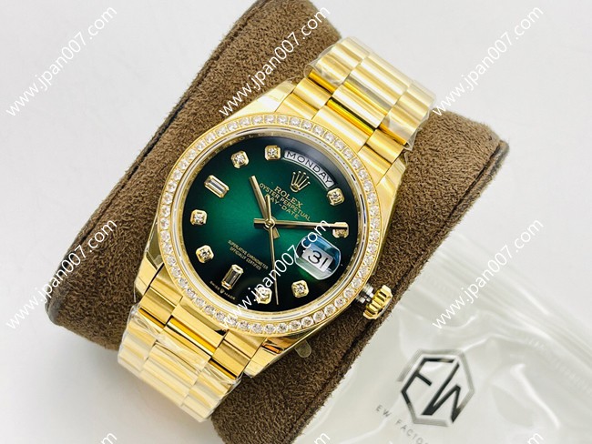 EW工場 2021新製品V2品 ロレックス デイデイト40mm 18348A 18Kゴールド スーパーコピー代引き専門店!