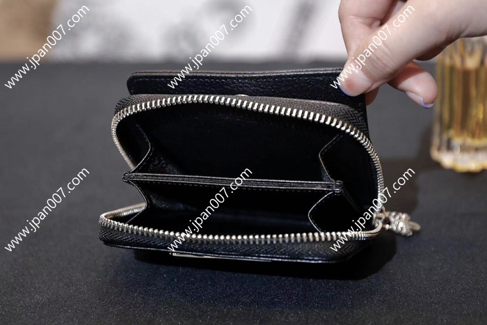 クロムハーツ スクエアジップ ビルウォレット黒（財布）925シルバー ch-999