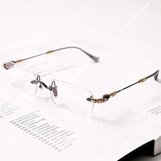 クロムハーツ(Chrome hearts) Pills Ⅲ　ピルズ3　アイウェア ケース付属】CHROME HEARTS クロムハーツ メガネフレーム PILLS III