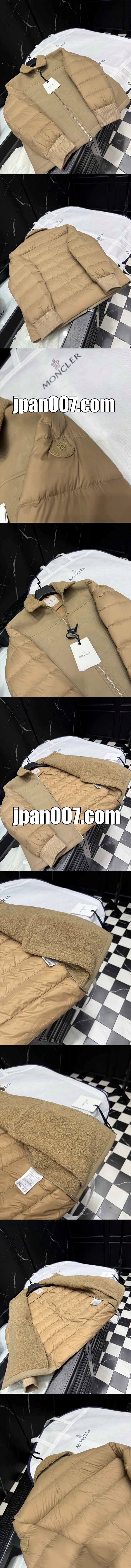 モンクレール ジュモー ブラウン メンズ レザーダウンジャケット トレンド感あふれる男性にマストハブ (J10911A00115549SK999)