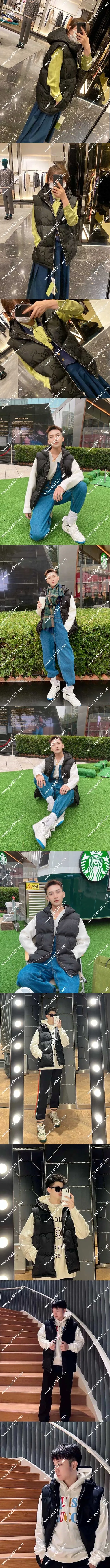 Gucci GG Down Vest Jacket グッチ GG ダウン ベスト ジャケット ブラック(Gucci 16)