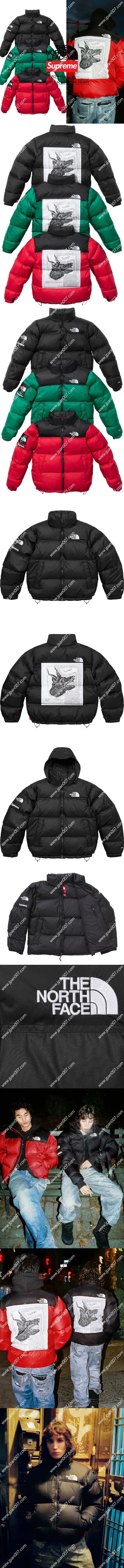 シュプリーム x ザノースフェイス レイモンドペティボン ヌプシ ジャケット ブラック(Supreme0025)