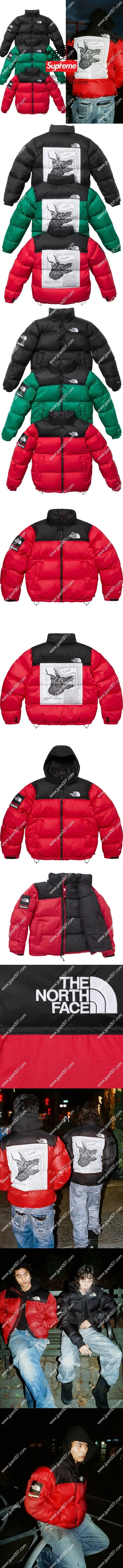 シュプリーム x ザノースフェイス レイモンドペティボン ヌプシ ジャケット レッド(Supreme0023)