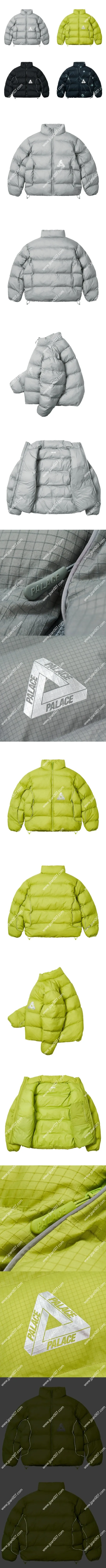 パレススケートボード リップストップ パファー ジャケット 4色(Palace0016)