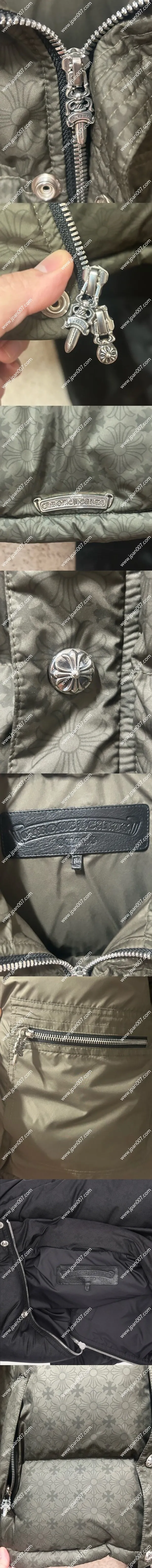 クロムハーツ トナル モノグラム クロスパターン パッカブルフード付き パファージャケット(Chrome Hearts 0008)