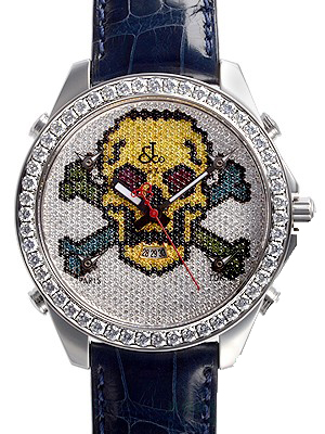 ジェイコブスーパーコピー クォーツ ステンレス JC-SKULL1D