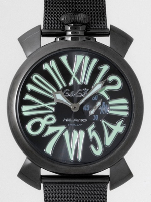 ガガ･ミラノスーパーコピー スリム46mm クォーツ 5082.2 SS(PVD)ブレス
