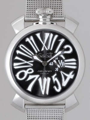 ガガ･ミラノスーパーコピー スリム46mm クォーツ 5080.2 SSブレス