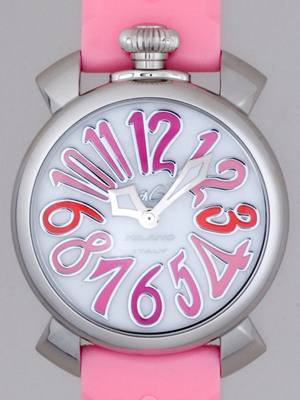 ガガ･ミラノスーパーコピー マニュアル40mm クォーツ 5020.6 ピンクラバー