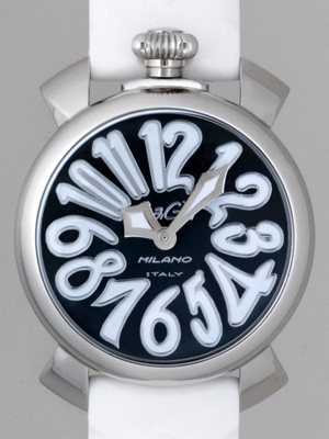 ガガ･ミラノスーパーコピー マニュアル40mm クォーツ 5020.4 ホワイトラバー