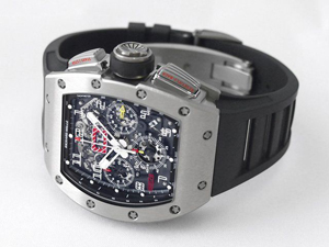 リシャール?ミルスーパーコピー フライバック クロノグラフ “フェリペ?マッサ” RM011 TI/ラバー スケルトン