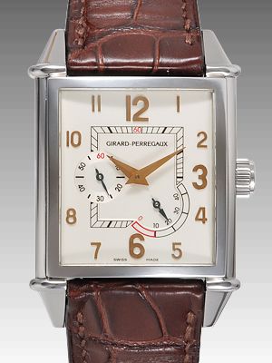 ジラール・ペルゴスーパーコピー ヴィンテージ１９４５ パワーリザーブ 25850-11-113-BAEA