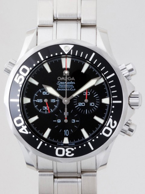 オメガスーパーコピー OMEGA シーマスター アメリカズカップ 2594.50 レーシングクロノグラフ ブラック