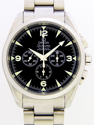 オメガスーパーコピー OMEGA シーマスター 2512.52 アクアテラ レイルマスター クロノグラフ ブラック