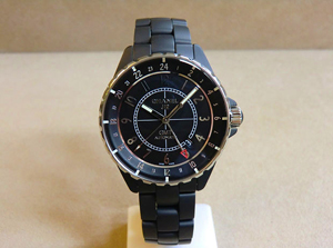 シャネルスーパーコピー　H3101　J12　41mm　マットブラックセラミック GMT