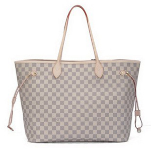 ルイ・ヴィトンスーパーコピー LOUIS VUITTON ダミエ アズール ネヴァーフルGM トートバッグ ホワイト N51108