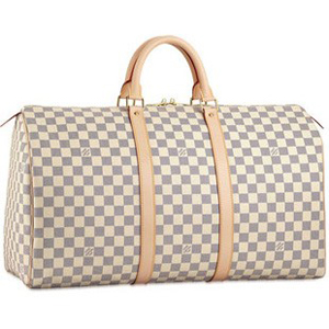 ルイ・ヴィトンスーパーコピー ダミエ・アズール LV バッグ キーポル50 N41430