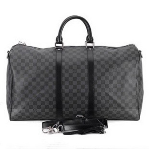 ルイ?ヴィトンスーパーコピー　ダミエ?グラフィット　LV　バッグ キーポル?バンドリエール55 ストラップ付き N41413