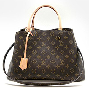 ルイ・ヴィトンスーパーコピーLOUISVUITTON モンテーニュ MM モノグラム 茶系 ゴールド金具 M41056