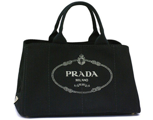 プラダスーパーコピー PRADA トートバッグ キャンバス ブラック BN18725