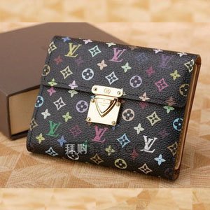 ルイ・ヴィトンスーパーコピー LV マルチカラー ポルトフォイユコアラ M58015 ノワール ブラック