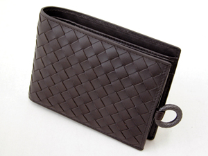 ボッテガ・ヴェネタスーパーコピー BOTTEGAVENETA メンズ二つ折財布 163270V4651-2040 ダークブラウン