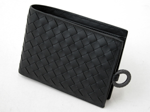 ボッテガ・ヴェネタスーパーコピー BOTTEGAVENETA メンズ二つ折財布 163270V4651-1000 ブラック