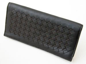 ボッテガ・ヴェネタスーパーコピー BOTTEGAVENETA 長財布 163190V7782-1301 ダークブラウン