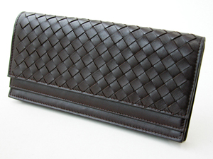 ボッテガ・ヴェネタスーパーコピー BOTTEGAVENETA 長財布 143305V0013-2040 ダークブラウン
