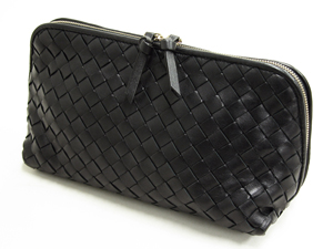 ボッテガ・ヴェネタスーパーコピー BOTTEGAVENETA ポーチ 132535V0013-1000 ブラック