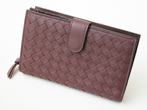 ボッテガ・ヴェネタスーパーコピー BOTTEGAVENETA 二つ折長財布 121060V0013-2106 ダークブラウン