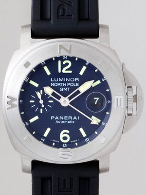パネライスーパーコピー ルミノール ノースポール GMT PAM00252 44mm 世界500本限定 ネイビー
