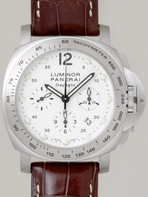 パネライスーパーコピー PANERAI ルミノールクロノ デイライト PAM00251 44mm ホワイト