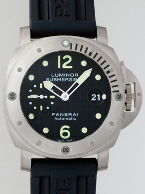 パネライスーパーコピー ルミノールサブマーシブル チタン PAM00025 44mm ブラック