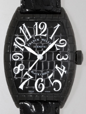 フランク・ミュラースーパーコピー トノーカーベックス ブラック クロコ 8880SC BLK CRO SSPVD加工 ブラック
