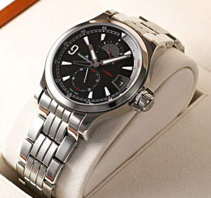 ジャガー・ルクルトスーパーコピー マスターコンプレッサー GMT Q1738171 ブラックダイアル ブレスレット