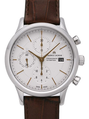 モーリス・ラクロアスーパーコピー レ・クラシック クロノグラフ LC6058-SS001-131 シルバー