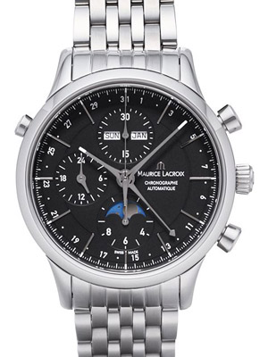 モーリス・ラクロアスーパーコピー レ・クラシック ムーンフェイズ LC6078-SS002-33ES ブラック