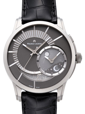 モーリス・ラクロアスーパーコピー ポントス オフセンター GMT PT6108-TT031-291 グレー