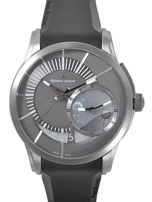 モーリス・ラクロアスーパーコピー ポントス オフセンター GMT PT6108.TT031.291 グレー