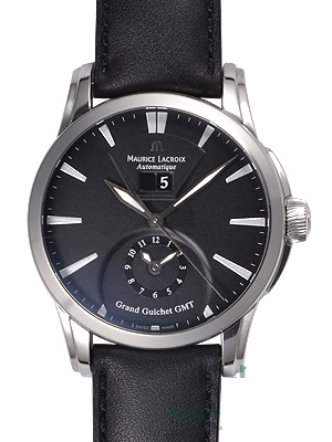 モーリス・ラクロアスーパーコピー ポントス グランギッシェ GMT PT6098-SS001-330 ステンレス ブラック