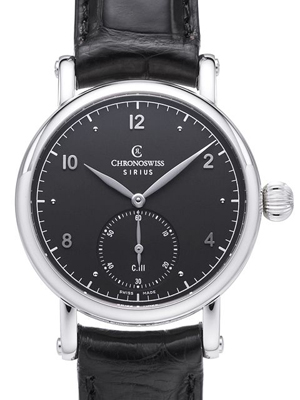 クロノスイススーパーコピー シリウス CH1023BK-CB ステンレススチール ブラック 手巻き
