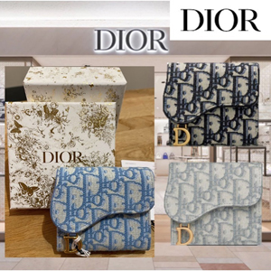 人気No1 Dior SADDLE ロータスウォレット S5652CTZQ_M917