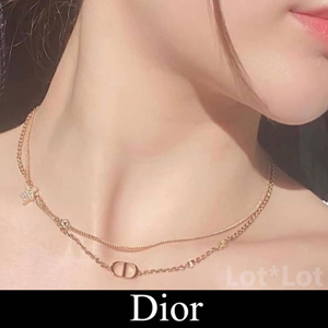 DIOR／PETIT CD ダブル ネックレス スターシンボル N1155PMTCY_D301