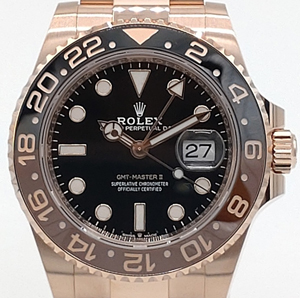 ロレックス GMTマスターⅡ 126715CHNR エバーローズゴールド 茶黒ベゼル 40mm
