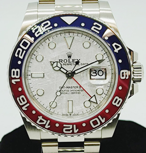ロレックス GMTマスターⅡ 126719BLRO ホワイトゴールド メテオライト 40mm