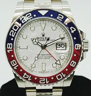 ロレックス GMTマスターⅡ 126719BLRO ホワイトゴールド メテオライト 40mm